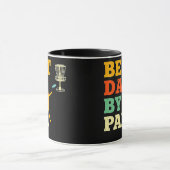 Bester Vater Par Disc Golf Lover Frisbee Golfspiel Tasse (Zentrum)