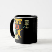 Bester Vater Par Disc Golf Lover Frisbee Golfspiel Tasse (Vorderseite Links)