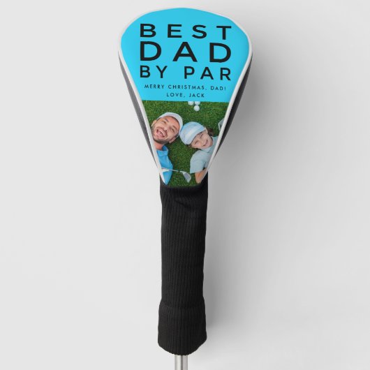 Bester Vater Par Foto Golf Headcover (Vorderseite)