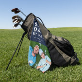Bester Vater Par Foto Golf Vatertag Geschenk Golfhandtuch (Gras)