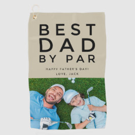 Bester Vater Par Foto Golf Vatertag Geschenk Golfhandtuch