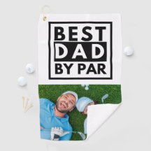 Bester Vater Par Foto Golfhandtuch