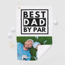 Bester Vater Par Foto Golfhandtuch