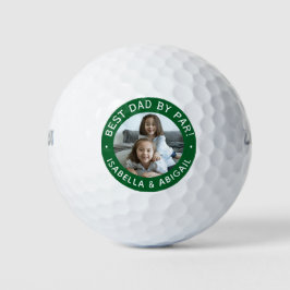 Bester Vater Par Foto Green Golf Balls Golfball