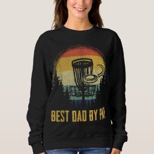 Bester Vater Par Funny Disc Golf Vintag Frisbee Fa Sweatshirt