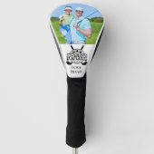 Bester Vater Par Golf Custom Foto Vatertag Headcover (Vorderseite)