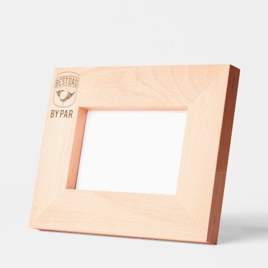 Bester Vater Par Golf Geätzte Rahmen (Links)