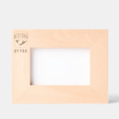 Bester Vater Par Golf Geätzte Rahmen (Vorderseite)