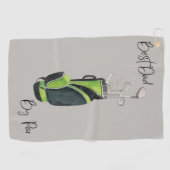 Bester Vater Par Golf Handtuch (Horizontal)