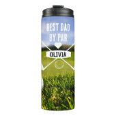 Bester Vater Par Golf Lover Vatertag Thermosbecher (Vorderseite)
