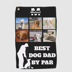 Bester Vater Par Golf mit benutzerdefinierten 6 Fo Golfhandtuch
