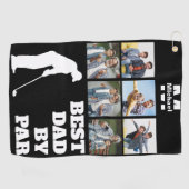 Bester Vater Par Golf mit benutzerdefinierten 6 Fo Golfhandtuch (Horizontal)