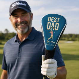Bester Vater Par Golf Swing Mustache Funny Headcover