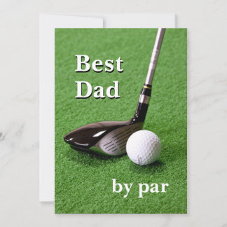 Bester Vater, par Golf-Thema Karte