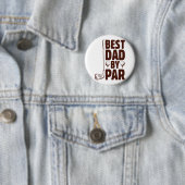 Bester Vater Par Golf Vater Button (Beispiel)