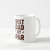 Bester Vater Par Golf Vater Kaffeetasse (VorderseiteRechts)