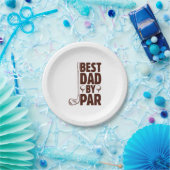 Bester Vater Par Golf Vater Pappteller (Party)
