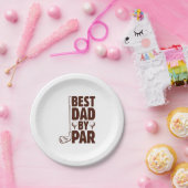 Bester Vater Par Golf Vater Pappteller (Party)