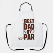 Bester Vater Par Golf Vater Schürze (Vorderseite)