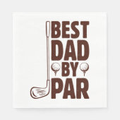 Bester Vater Par Golf Vater Serviette (Vorderseite)