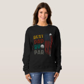 Bester Vater Par Golf Vatertag 1 Sweatshirt (Vorne ganz)