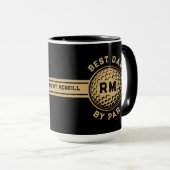 Bester Vater, Par Golfball personalisiert  Tasse (VorderseiteRechts)
