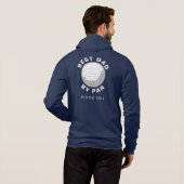 Bester Vater Par Golfo Papa Hoodie (Schwarz voll)