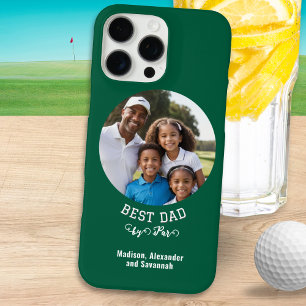 Bester Vater Par Green Golf Foto zum Vatertag iPhone 16 Pro Max Hülle