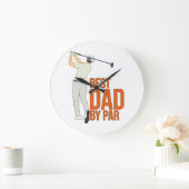 Bester Vater Par Große Wanduhr (Zuhause)