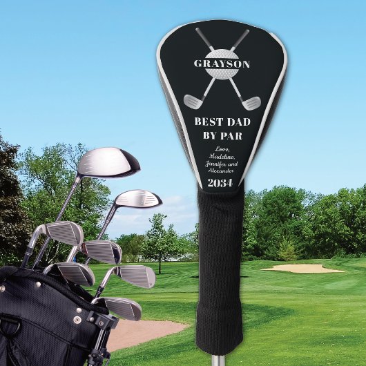 Bester Vater Par Individuelle Name Golf Head Cover Headcover