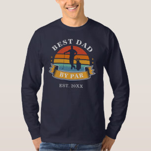 Bester Vater Par Niedlich Golf Lover Custom T-Shirt