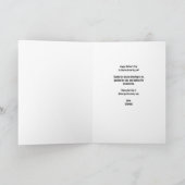 Bester Vater Par-Vatertagskarte Karte (Innenseite)