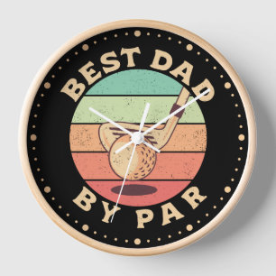 Bester Vater Par Vintager Golfplatz Lover Vater Ge Uhr