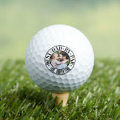 Bester Vater, Par-Vorlage Foto Golfball (Insitu T-Shirt)