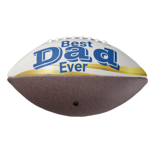 Bester Vater Pater Blue Custom Foto Football (Gedreht 270)