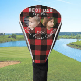Bester Vater per Par 2 Kinder Fotocollage Golfer G Golf Headcover