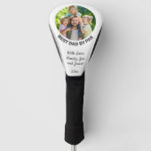 Bester Vater per Par Custom Foto Golf Head Cover Headcover (Vorderseite)