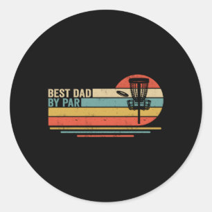 Bester Vater per Par Disc Golf Vater Disc Golf Gol Runder Aufkleber