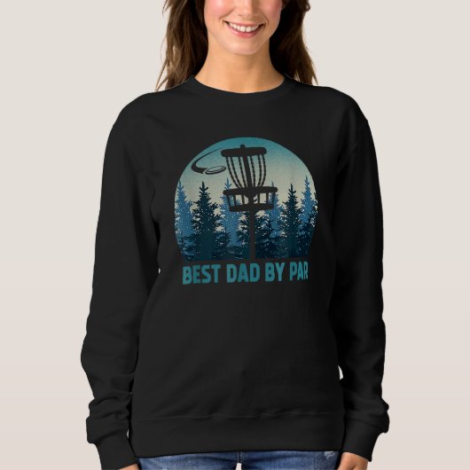 Bester Vater per Par Disk Golf Frisbee Golfer Vate Sweatshirt (Vorderseite)