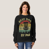 Bester Vater per Par Disk Golf Golfer Spieler Fant Sweatshirt (Vorne ganz)