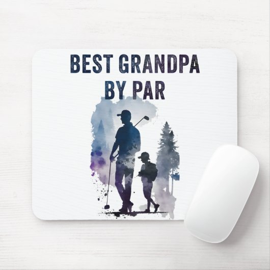 Bester Vater per Par - Funny Sarcastic Golf Pub Fa Mousepad (Mit Mouse)