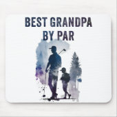Bester Vater per Par - Funny Sarcastic Golf Pub Fa Mousepad (Vorne)