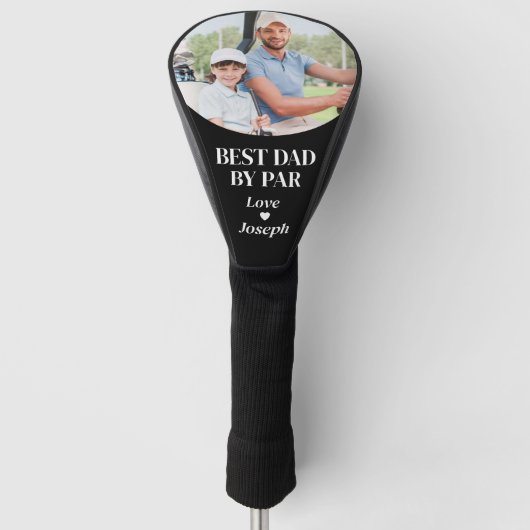 Bester Vater per Par Golf Lover Geschenk nach Maß  Headcover (Vorderseite)