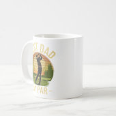 Bester Vater per Par - Golfplatz Vater Kaffeetasse (Vorderseite Links)