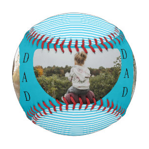 Bester Vater Personalisiert 3 Foto Baseball