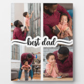 Bester Vater Personalisiert 4 FotoCollage Fotoplatte (Vorderseite)
