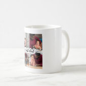 Bester Vater Personalisiert 4 FotoCollage Kaffeetasse (VorderseiteRechts)