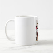 Bester Vater Personalisiert 4 FotoCollage Kaffeetasse (Links)