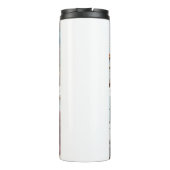 Bester Vater Personalisiert 4 FotoCollage Thermosbecher (Rückseite)