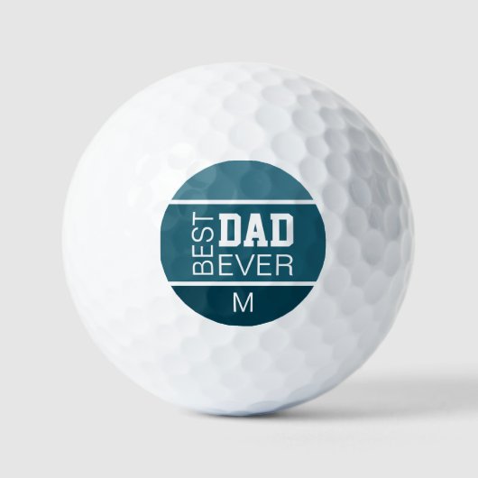 Bester Vater Personalisiert Golfball (Vorderseite)